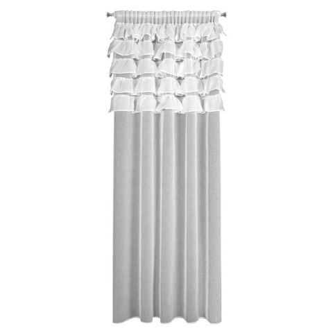 FIRANA GOTOWA AURA NA TAŚMIE 140 X 270 CM BIAŁY FIRANA GOTOWA AURA NA TAŚMIE 140 X 270 CM BIAŁY