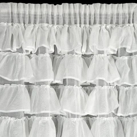 FIRANA GOTOWA AURA NA TAŚMIE 140 X 270 CM BIAŁY FIRANA GOTOWA AURA NA TAŚMIE 140 X 270 CM BIAŁY