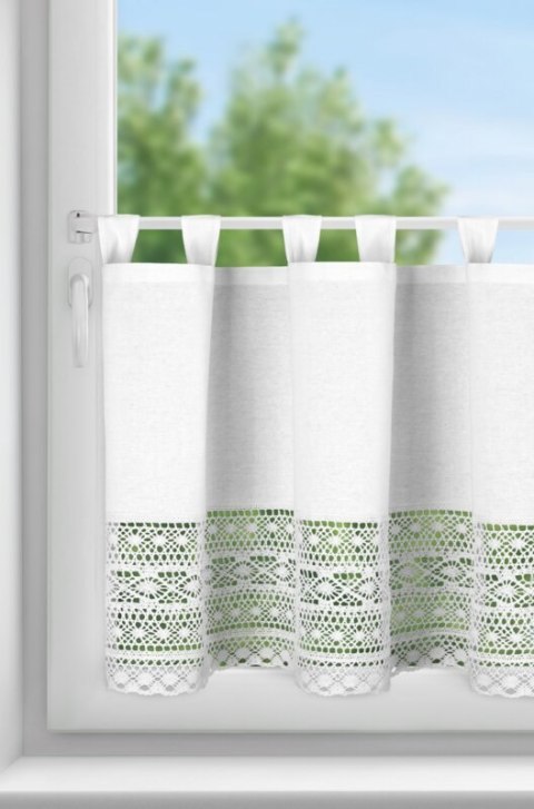 FIRANA GOTOWA MADDELINE NA SZELKACH 150 X 60 CM BIAŁY FIRANA GOTOWA MADDELINE NA SZELKACH 150 X 60 CM BIAŁY