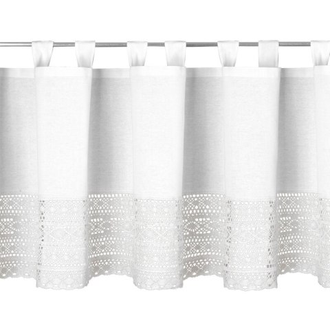 FIRANA GOTOWA MADDELINE NA SZELKACH 150 X 60 CM BIAŁY FIRANA GOTOWA MADDELINE NA SZELKACH 150 X 60 CM BIAŁY