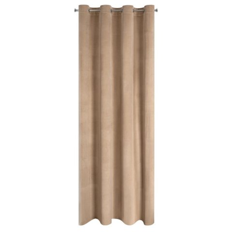 ZASŁONA GOTOWA DARLA 140 X 250 CM CIEMNOBEŻOWY ZASŁONA GOTOWA DARLA 140 X 250 CM CIEMNOBEŻOWY