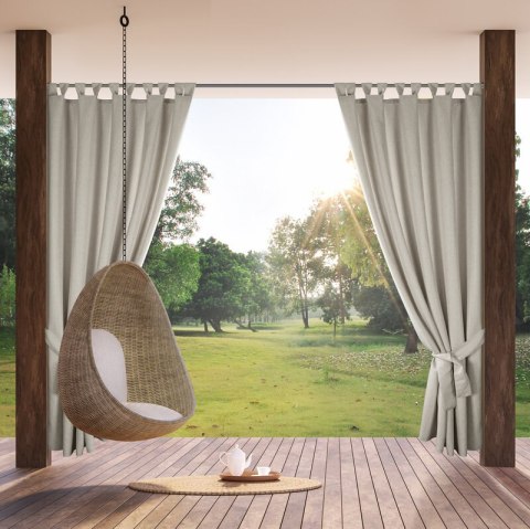 ZASŁONA GOTOWA GARDEN NA SZELKACH 155 X 240 CM BEŻOWY ZASŁONA GOTOWA GARDEN NA SZELKACH 155 X 240 CM BEŻOWY
