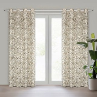ZASŁONA GOTOWA LUCINA 140 X 250 CM NATURALNY
