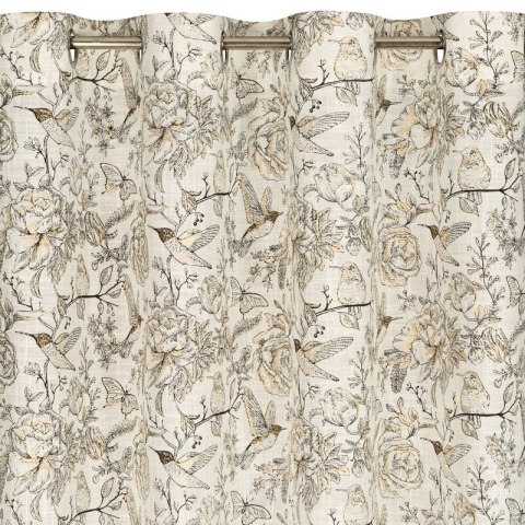 ZASŁONA GOTOWA LUCINA 140 X 250 CM NATURALNY ZASŁONA GOTOWA LUCINA 140 X 250 CM NATURALNY