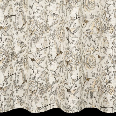 ZASŁONA GOTOWA LUCINA 140 X 250 CM NATURALNY ZASŁONA GOTOWA LUCINA 140 X 250 CM NATURALNY