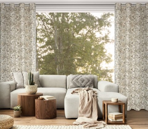 ZASŁONA GOTOWA LUCINA 140 X 250 CM NATURALNY ZASŁONA GOTOWA LUCINA 140 X 250 CM NATURALNY