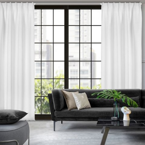ZASŁONA GOTOWA MILAN NA TAŚMIE 140 X 300 CM BIAŁY ZASŁONA GOTOWA MILAN NA TAŚMIE 140 X 300 CM BIAŁY