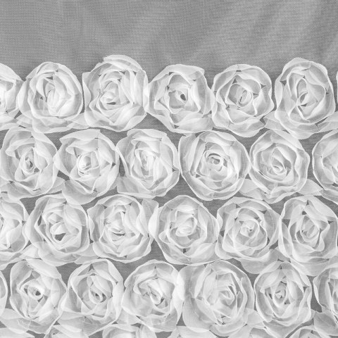 ZASŁONA GOTOWA ROSES 2 140 X 250 CM BIAŁY ZASŁONA GOTOWA ROSES 2 140 X 250 CM BIAŁY