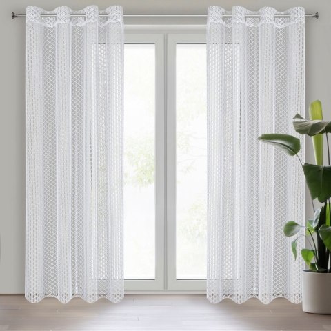 FIRANA GOTOWA AIDEN 140 X 250 CM BIAŁY FIRANA GOTOWA AIDEN 140 X 250 CM BIAŁY