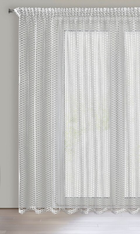 FIRANA GOTOWA AIDEN NA TAŚMIE 300 X 270 CM BIAŁY