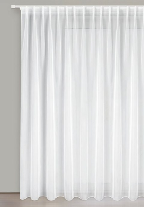 FIRANA GOTOWA SIMONE NA TAŚMIE 400 X 300 CM BIAŁY FIRANA GOTOWA SIMONE NA TAŚMIE 400 X 300 CM BIAŁY