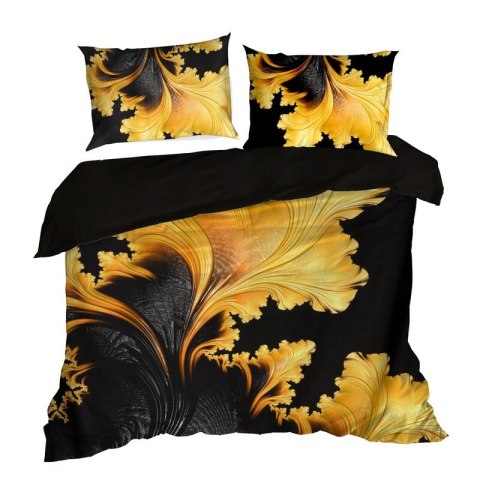 KOMPLET POŚCIELI SATYNOWEJ PREMIUM14 160 X 200 CM CZARNY KOMPLET POŚCIELI SATYNOWEJ PREMIUM14 160 X 200 CM CZARNY