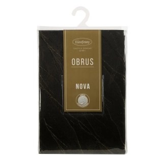 OBRUS SUZANA 140 X 220 CM CZARNY
