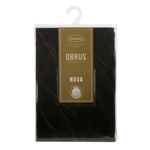 OBRUS SUZANA 140 X 220 CM CZARNY OBRUS SUZANA 140 X 220 CM CZARNY