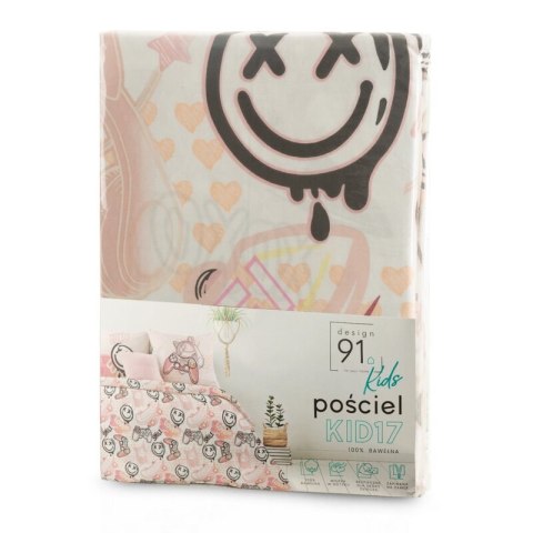 POŚCIEL BAWEŁNIANA D91 KID 17 160 X 200 CM BIAŁY POŚCIEL BAWEŁNIANA D91 KID 17 160 X 200 CM BIAŁY