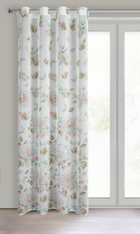 ZASŁONA GOTOWA D91 ROSA 1 140 X 250 CM KREMOWY ZASŁONA GOTOWA D91 ROSA 1 140 X 250 CM KREMOWY