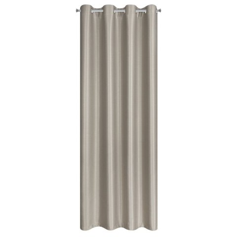 ZASŁONA GOTOWA SELINA 140 X 250 CM CIEMNOBEŻOWY ZASŁONA GOTOWA SELINA 140 X 250 CM CIEMNOBEŻOWY