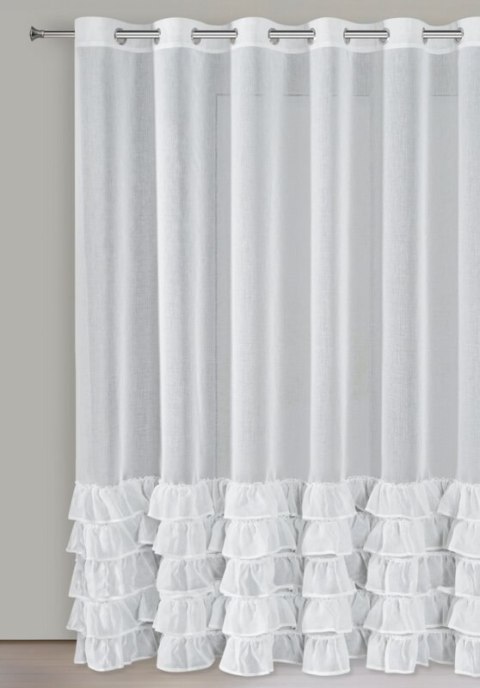 FIRANA GOTOWA DANI 1 300 X 250 CM BIAŁY FIRANA GOTOWA DANI 1 300 X 250 CM BIAŁY