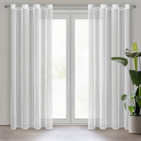FIRANA GOTOWA JULITA 140 X 250 CM BIAŁY