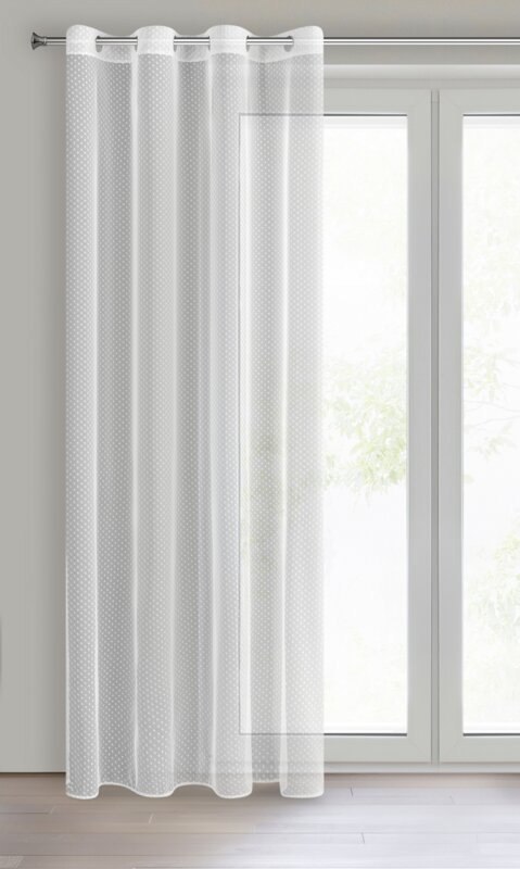 FIRANA GOTOWA JULITA 140 X 250 CM BIAŁY