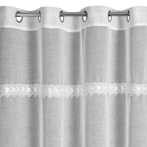 FIRANA GOTOWA KELI 140 X 250 CM BIAŁY FIRANA GOTOWA KELI 140 X 250 CM BIAŁY