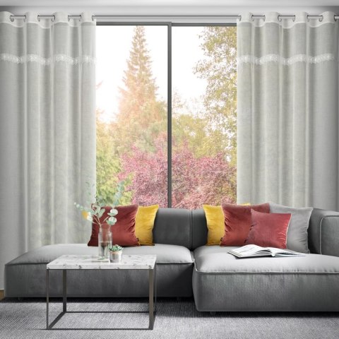 FIRANA GOTOWA KELI 140 X 250 CM BIAŁY FIRANA GOTOWA KELI 140 X 250 CM BIAŁY