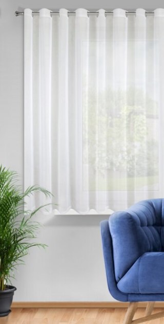 FIRANA GOTOWA LUCY 350 X 150 CM BIAŁY