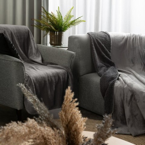 KOC TEDY 200 X 220 CM STALOWY KOC TEDY 200 X 220 CM STALOWY