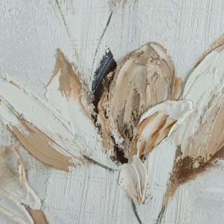 OBRAZ 691 80 X 80 CM KREMOWY