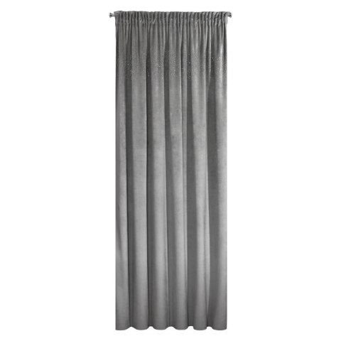 ZASŁONA GOTOWA AURORA NA TAŚMIE 140 X 270 CM STALOWY ZASŁONA GOTOWA AURORA NA TAŚMIE 140 X 270 CM STALOWY