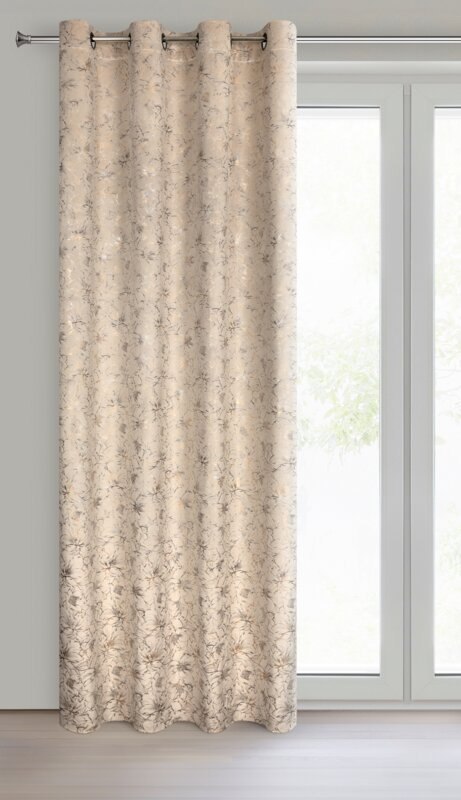 ZASŁONA GOTOWA CARMELA 140 X 250 CM BEŻOWY ZASŁONA GOTOWA CARMELA 140 X 250 CM BEŻOWY