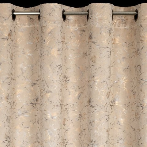 ZASŁONA GOTOWA CARMELA 140 X 250 CM BEŻOWY ZASŁONA GOTOWA CARMELA 140 X 250 CM BEŻOWY