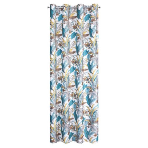 ZASŁONA GOTOWA D91 BARI 140 X 250 CM TURKUSOWY ZASŁONA GOTOWA D91 BARI 140 X 250 CM TURKUSOWY