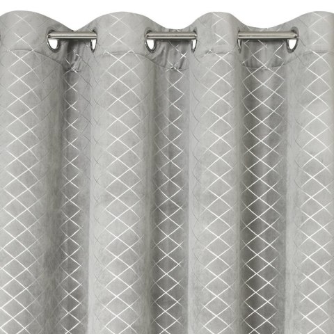ZASŁONA GOTOWA KARINA 1 140 X 250 CM STALOWY ZASŁONA GOTOWA KARINA 1 140 X 250 CM STALOWY