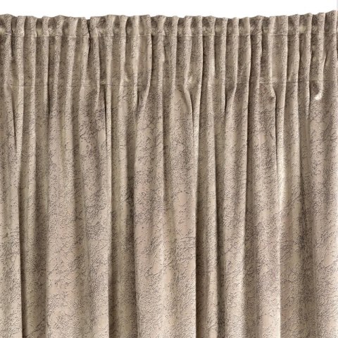 ZASŁONA GOTOWA RIVA NA TAŚMIE 140 X 270 CM CIEMNOBEŻOWY ZASŁONA GOTOWA RIVA NA TAŚMIE 140 X 270 CM CIEMNOBEŻOWY