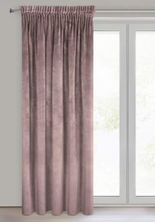 ZASŁONA GOTOWA VILLA NA TAŚMIE 140 X 270 CM PUDROWY RÓŻ