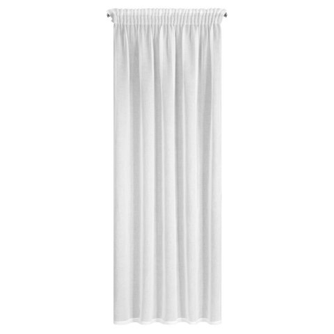FIRANA GOTOWA MARINA NA TAŚMIE 140 X 270 CM BIAŁY FIRANA GOTOWA MARINA NA TAŚMIE 140 X 270 CM BIAŁY