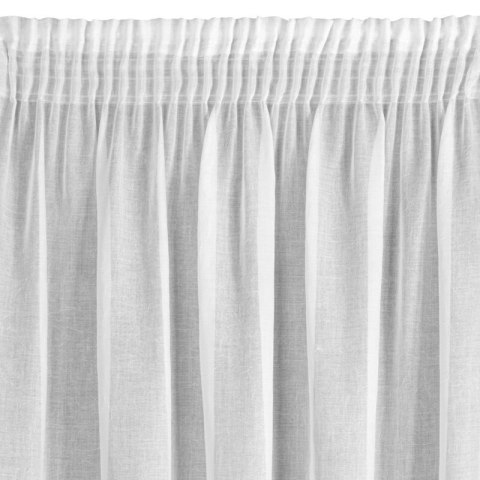 FIRANA GOTOWA MARINA NA TAŚMIE 140 X 270 CM BIAŁY FIRANA GOTOWA MARINA NA TAŚMIE 140 X 270 CM BIAŁY