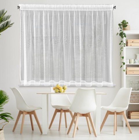 FIRANA GOTOWA NEL NA TAŚMIE 350 X 145 CM BIAŁY FIRANA GOTOWA NEL NA TAŚMIE 350 X 145 CM BIAŁY