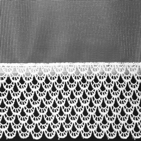 FIRANA GOTOWA NEL NA TAŚMIE 350 X 145 CM BIAŁY FIRANA GOTOWA NEL NA TAŚMIE 350 X 145 CM BIAŁY