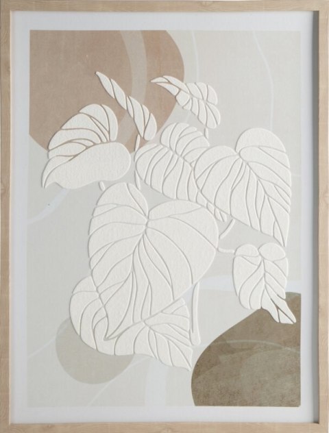 OBRAZ 602 45 X 60 CM BIAŁY OBRAZ 602 45 X 60 CM BIAŁY