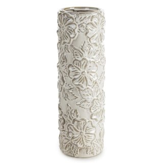 WAZON DEKORACYJNY NAIRA (01) 11 X 11 X 35 CM KREMOWY