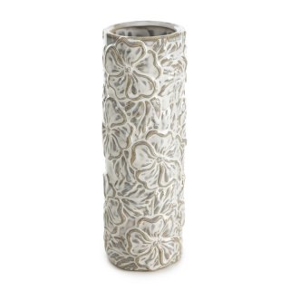 WAZON DEKORACYJNY NAIRA (02) 9 X 9 X 26 CM KREMOWY
