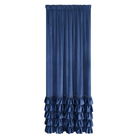 ZASŁONA GOTOWA CARLI NA TAŚMIE 140 X 250 CM GRANATOWY ZASŁONA GOTOWA CARLI NA TAŚMIE 140 X 250 CM GRANATOWY