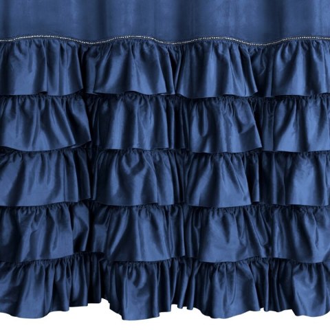 ZASŁONA GOTOWA CARLI NA TAŚMIE 140 X 250 CM GRANATOWY ZASŁONA GOTOWA CARLI NA TAŚMIE 140 X 250 CM GRANATOWY