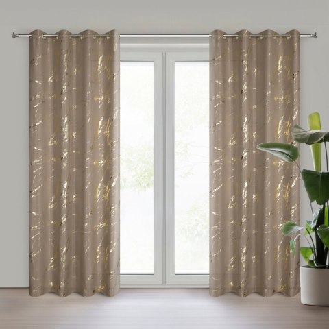 ZASŁONA GOTOWA LANI 140 X 250 CM BRĄZOWY ZASŁONA GOTOWA LANI 140 X 250 CM BRĄZOWY