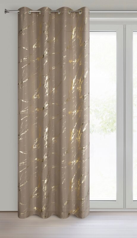 ZASŁONA GOTOWA LANI 140 X 250 CM BRĄZOWY ZASŁONA GOTOWA LANI 140 X 250 CM BRĄZOWY