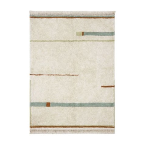 Dywan Bawełniany Lanes Vintage Blue XS 90x130cm Lorena Canals Dywan Bawełniany Lanes Vintage Blue XS 90x130cm Lorena Canals