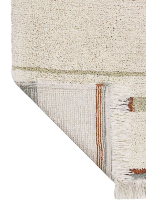 Dywan Bawełniany Lanes Vintage Blue XS 90x130cm Lorena Canals Dywan Bawełniany Lanes Vintage Blue XS 90x130cm Lorena Canals