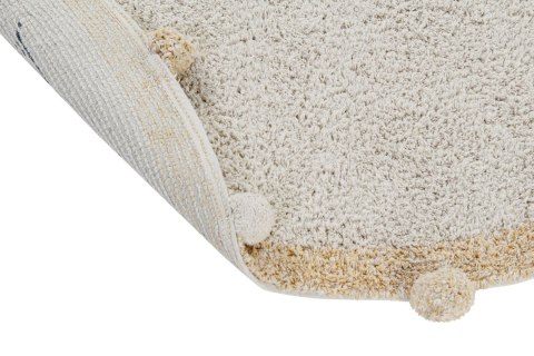 Dywan bawełniany Bubbly Natural Honey Ø120 cm Lorena Canals Dywan bawełniany Bubbly Natural Honey Ø120 cm Lorena Canals